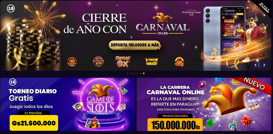 casino carnaval online paraguay